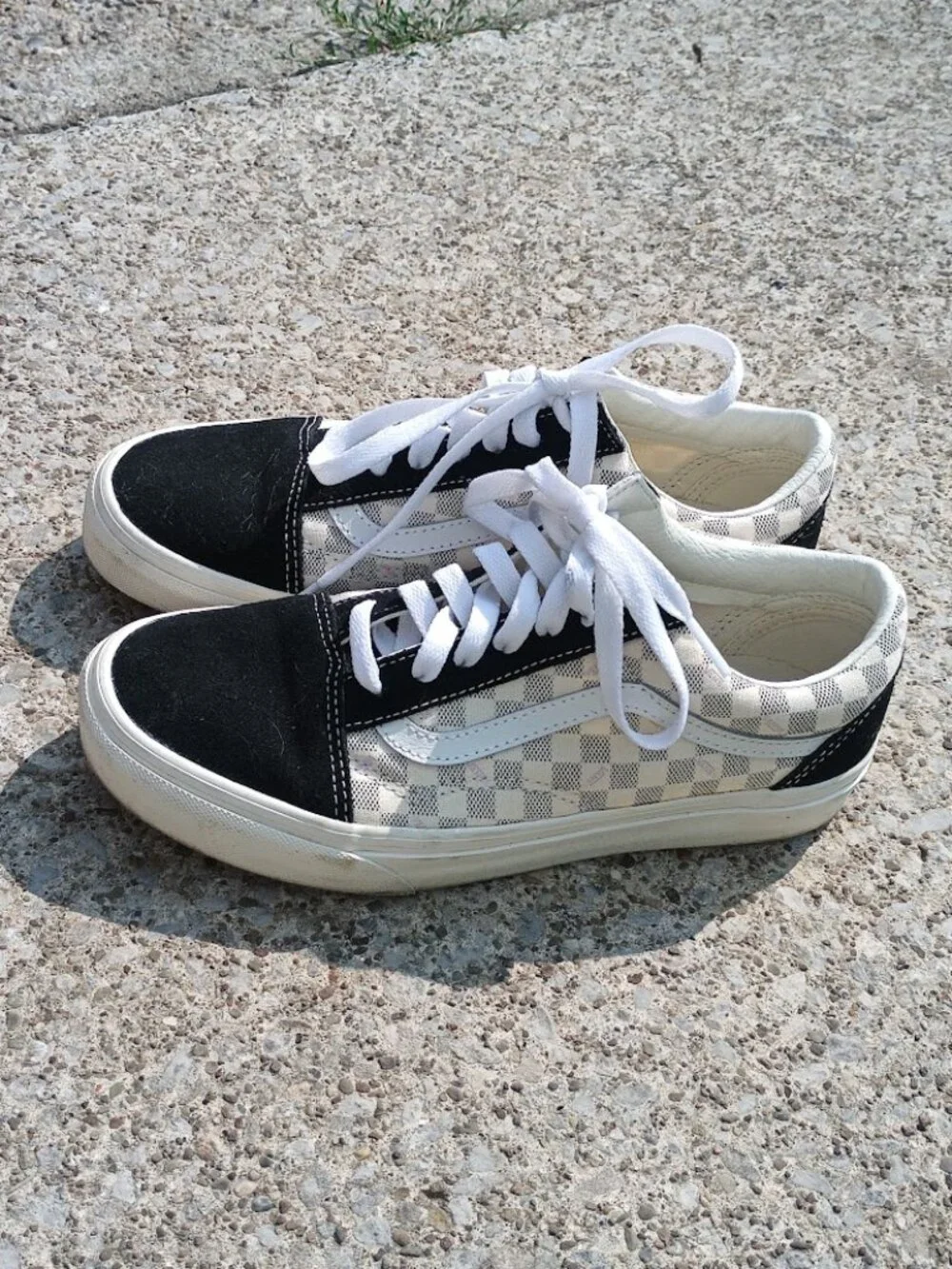 Vans Unisex Checkerboard Tennis Shoes Sz. 7